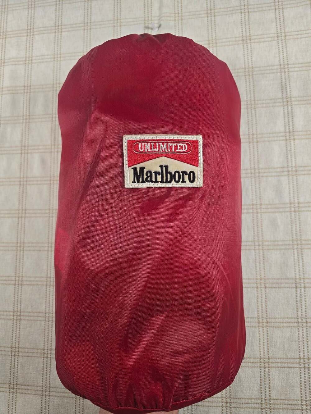 Vintage Marlboro Unlimited Camping Red Sleeping Bag